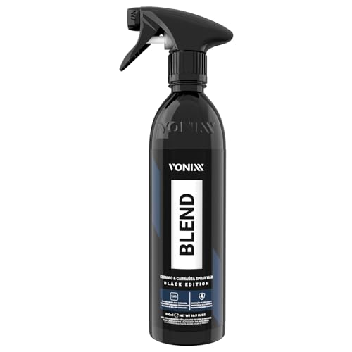 Vonixx Blend Ceramic & Carnauba Spray Wax - Black Edition | Deep Shine for Dark Paints | Superior Automotive Care Solution | Conceals Swirls and Scratches | Car wax Essential | 16.9 fl oz (500 ml) - Image 1