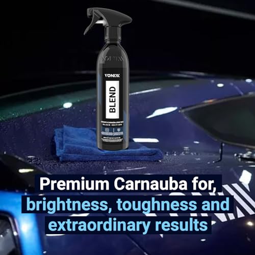 Vonixx Blend Ceramic & Carnauba Spray Wax - Black Edition | Deep Shine for Dark Paints | Superior Automotive Care Solution | Conceals Swirls and Scratches | Car wax Essential | 16.9 fl oz (500 ml) - Image 5