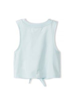 MINOTI Kids Girls Tie Front Vest  - Image 2