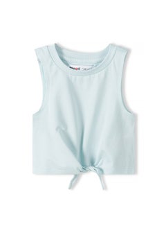 MINOTI Kids Girls Tie Front Vest  - Image 1