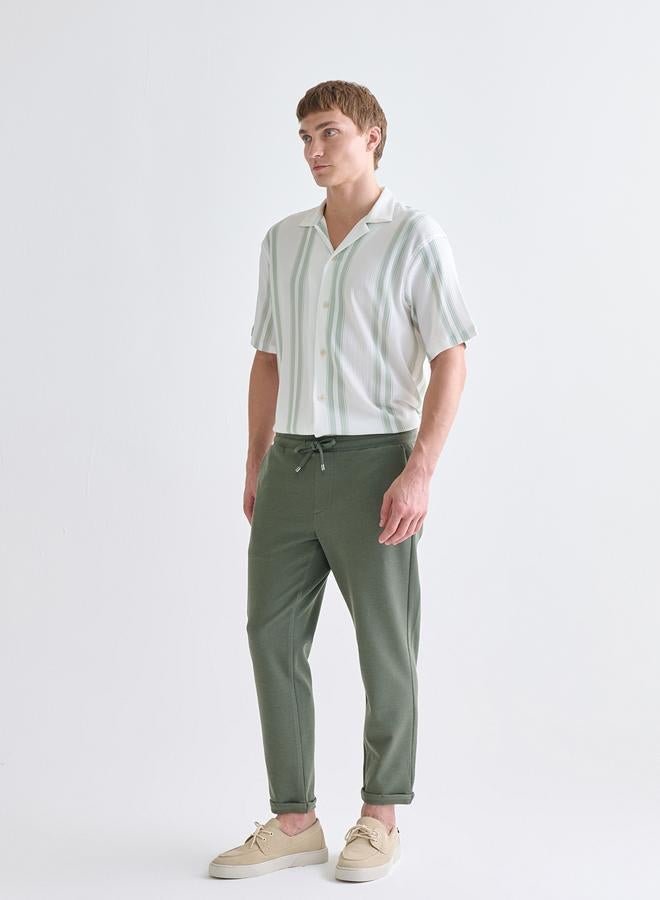 LC WAIKIKI Standard Fit Elasticated Waist Men's Trousers - Image 1