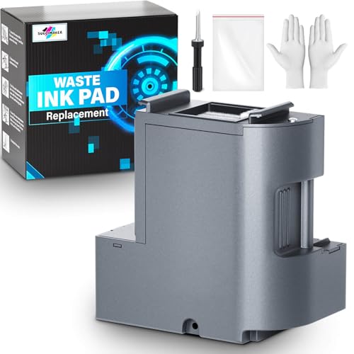 SUBLIMAKER Waste Ink Pad Replacement with Reset Software for Ecotank ET-2850 ET-2760 ET-2750 ET-2700 ET2850 ET2760 ET2750 ET2700 2850 Printer, Maintenance Box with Reset Software - Image 1