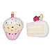 Pearhead Happy Birthday Cake Cat Toy Set Stuffed Birthday Cake and Cupcake Cat Toys with Catnip and Squeakers Interactive Fun Kitten Toys Pet Owner Pet Birthday Gift Ideal for Cat Lovers Set of 2 - Image 3