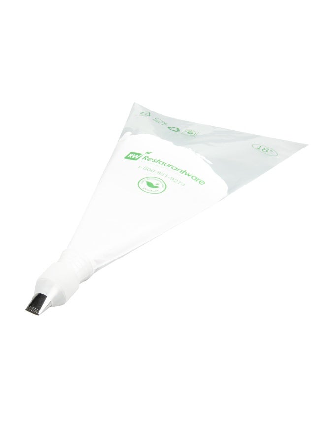 Restaurantware Pastry Tek Pastry Tip, 1 Reusable Basketweave Piping Tip - #2B, Dent-Resistant, Stainless Steel Icing Tip, Dishwasher-Safe, Decorate Cupcakes, Cakes, or Cookies - Image 2