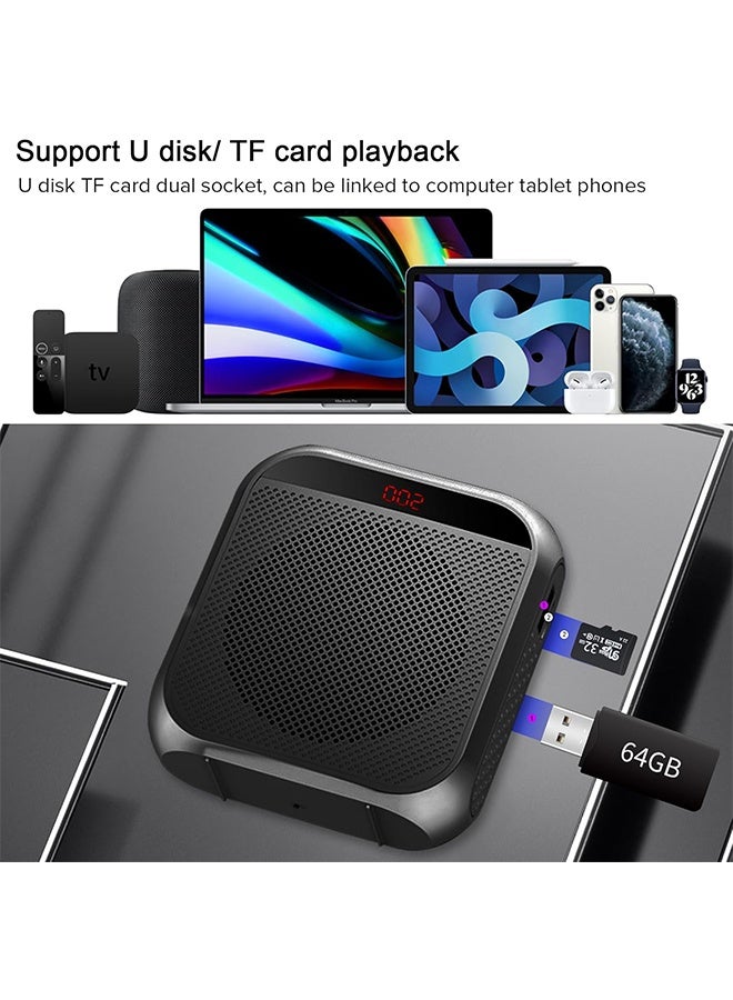 أوشن تعزيز الصوت المحمول مع بطارية الليثيوم، مع ميكروفون رأس سلكي وسماعة ترحيلية - Image 4