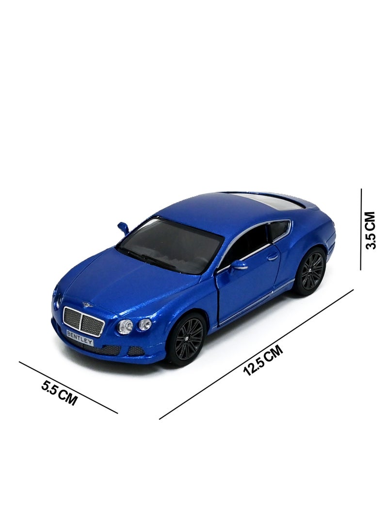 Kinsmart 2012 Bentley Continental GT Speed Car Die Cast Metal Doors Openable Pull Back Action Toy  - Image 4