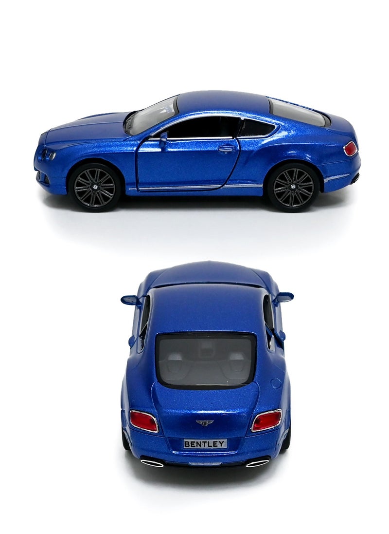 Kinsmart 2012 Bentley Continental GT Speed Car Die Cast Metal Doors Openable Pull Back Action Toy  - Image 3