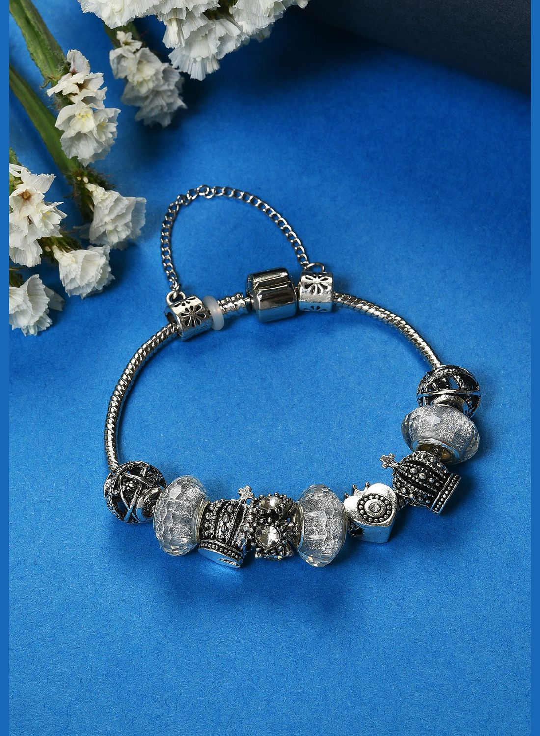 buy-sohi-silver-plated-designer-bracelet