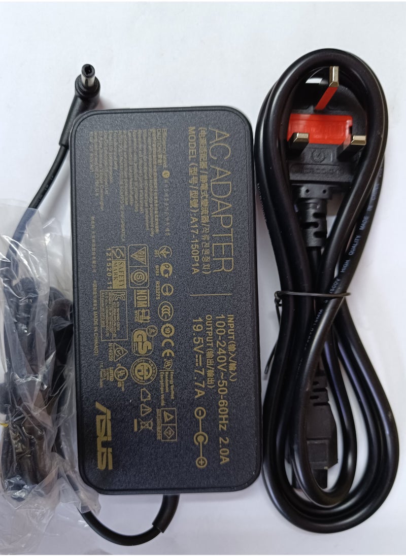 CSF 19.5V 7.7A 150W 5.5*2.5mm BIG PIN  AC Adapter Laptop Charger for Asus ROG G73GX GL503G G72GX G53J G75VX G75VW G73JW FX80G FX50GE N71Y N73SV.  - Image 1