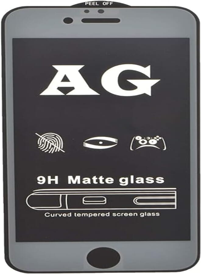 AG 9H Screen Protector Curved Blue Glass Anti-scratch For Apple iphone 6 4.7 Inch - White