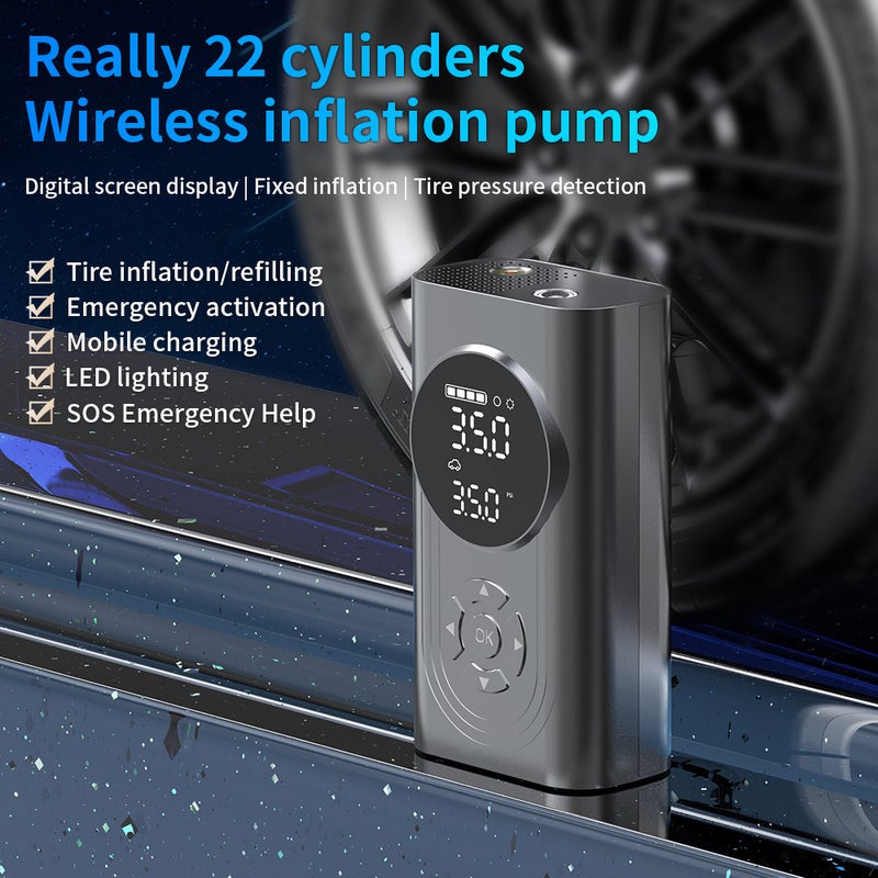 Car Emergency Start Power Supply 12V Car Emergency Power Supply Car Strong Version Fire Extinguisher - Image 5