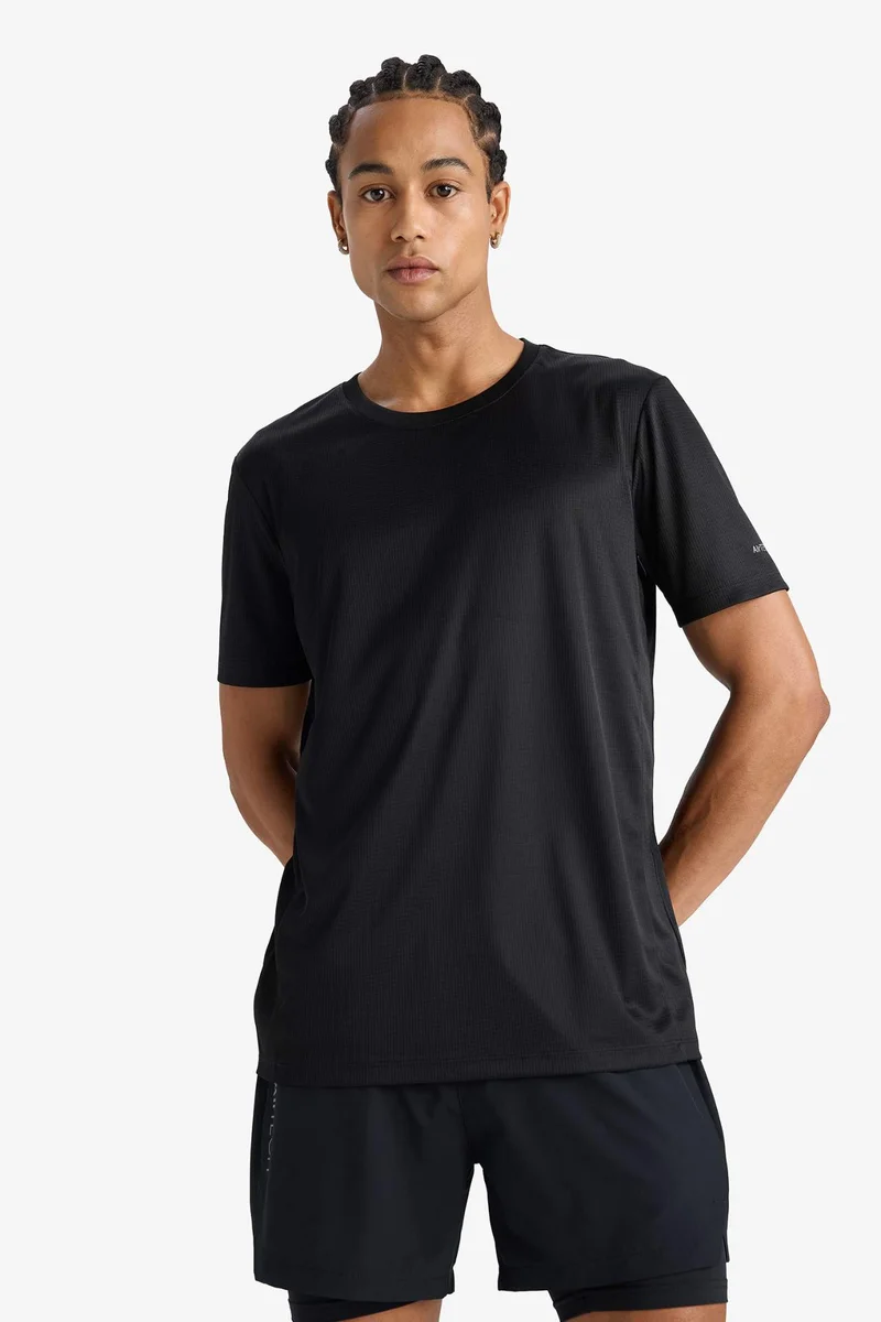 Defacto  Slim Fit Crew Neck Printed Short Sleeve T-Shirt for Men | Best Price UAE