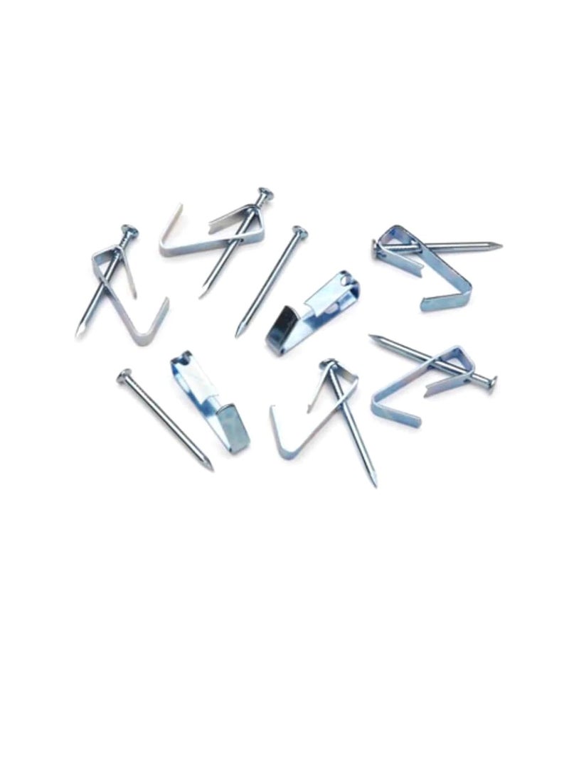 Picture Hangers Hooks with Nails 10 lb Zinc Plated 8 pcs - Image 3