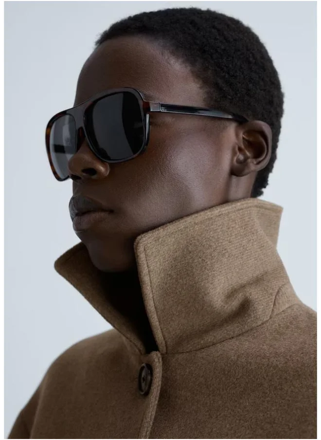 MANGO Casual Wool Pockets Jacket