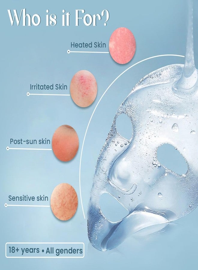 Glamveda Hyaluronic acid Ice Dip Cooling Face Mask | Instant Ice-Dunk Sensation | For Instant Hydration, Skin Tightening & Pore Reduction| Boosts Collagen Production | Skin Brightening face Mask | 50g - Image 5