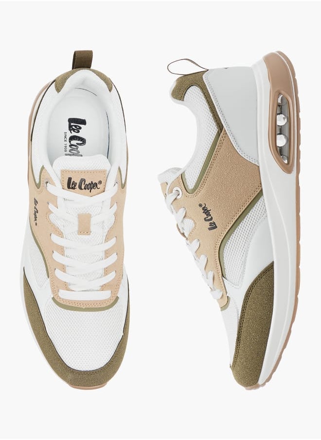 Lee Cooper Men's Panelled Lace-Up Sneakers  - Image 1
