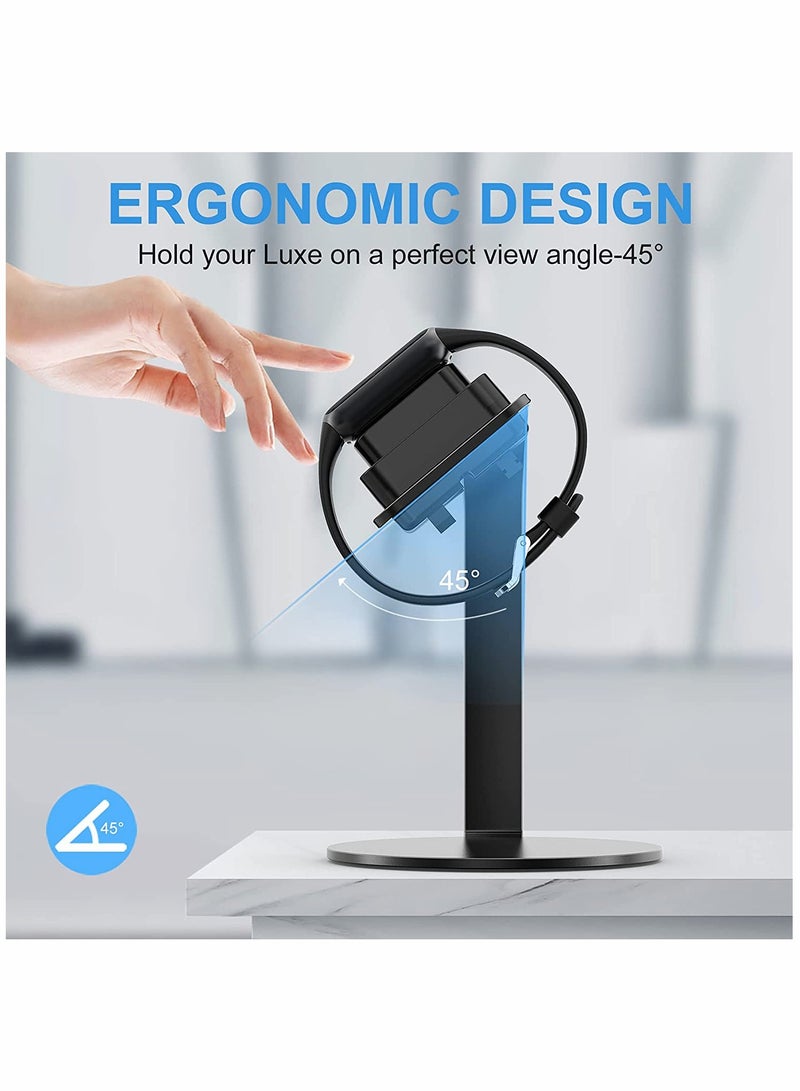 Zikra Replacement USB Charging Dock Stand for Fitbit Luxe/Fitbit Charge 5 - Charger Cable for Fitbit Charge 5 and Luxe, Convenient Charging Solution. - Image 4