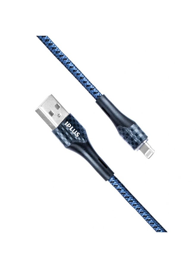 آي بلس كابل بيانات iPLUS للشحن السريع بقوة 20 واط - الموديل: iP-L126 للشحن والمزامنة | مؤشر ضوئي متوهج - Image 2