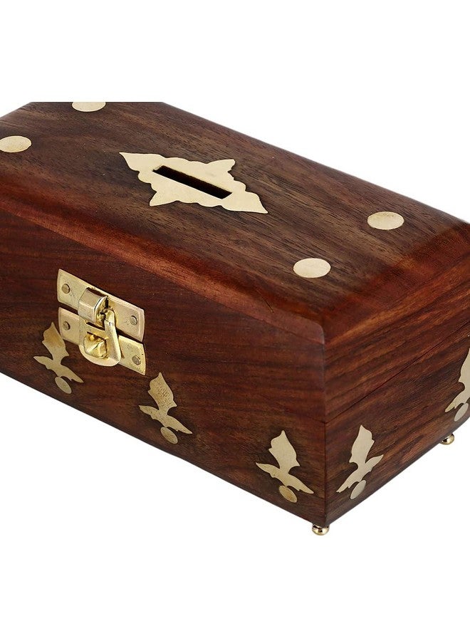 ITOS365 Handicrafted Wooden Money Bank - Coin Saving Box - Piggy Bank - Gifts for Kids, Girls, Boys & Adults - Image 2