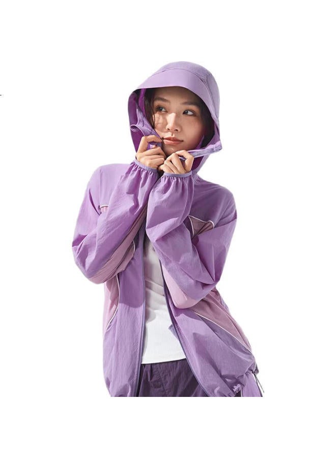 Beneunder Quick-Drying Windproof Mountain Series Women'S Jacket Uv Protection Sunscreen Clothing New Misty Purple Xl - Image 2