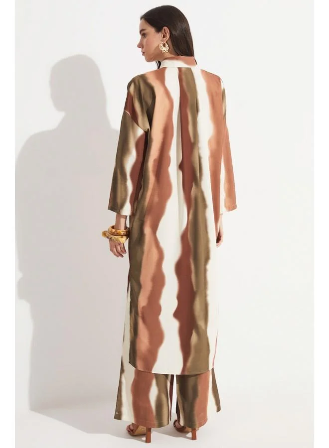 JUNE Abstract Print Dress