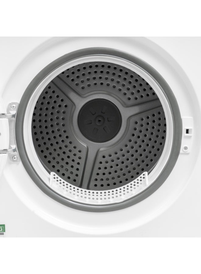 أوجين مجفف ملابس يوجين سعة 7 كجم – 16 برنامج تجفيف – شاشة LED – قفل حماية للأطفال – لون أبيض – موديل UDAVM7W - Image 4