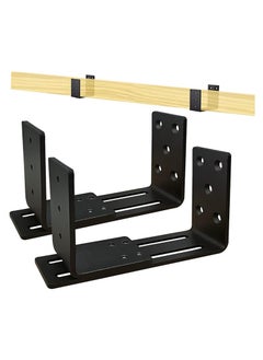 General Adjustable door block reinforcement frame Heavy duty door safety rod bracket Metal safety door U-shaped tie rod bracket  - Image 1