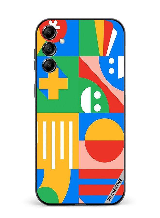 VR CREATIVE Protective Case Cover For Samsung Galaxy M14 Design Multicolour - Image 1