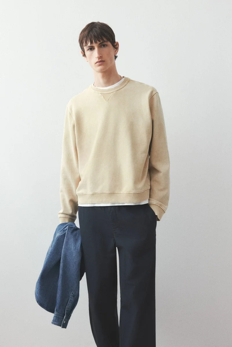 H&M Regular Fit Washed sweatshirt