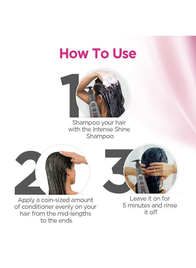 BBLUNT Intense Shine Conditioner With Rice & Silk Protein For Softer Smoother & Shinier Hair 250 G - Image 5