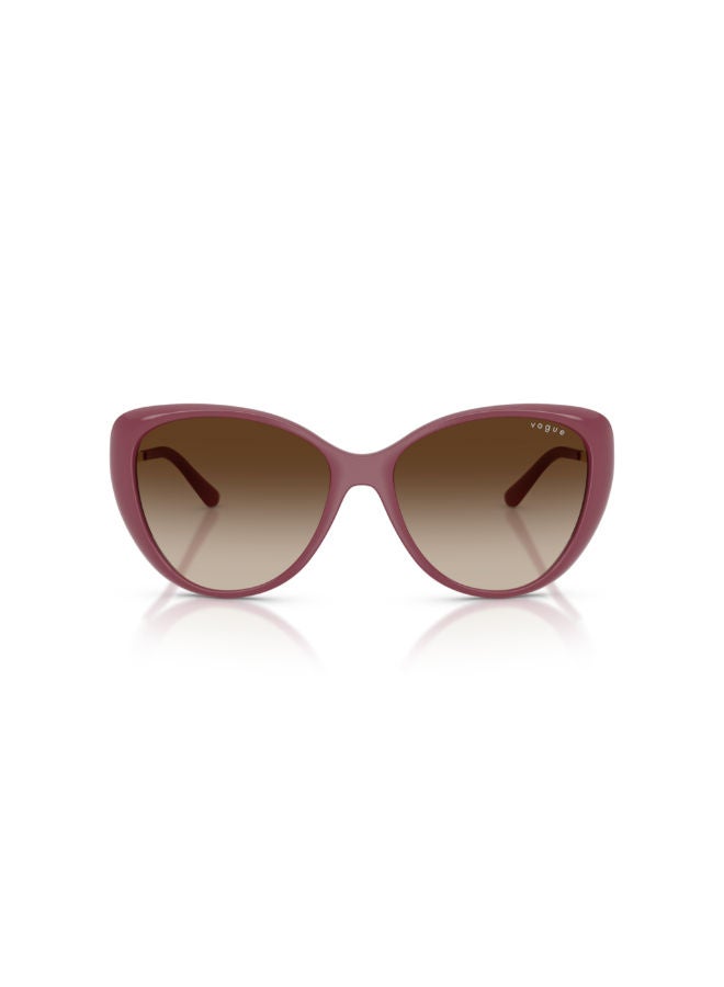Vogue Women Full Rim Butterfly Sunglasses 0VO5661SI 56 - Image 5