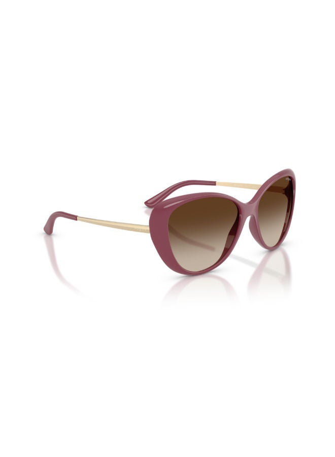 Vogue Women Full Rim Butterfly Sunglasses 0VO5661SI 56 - Image 4