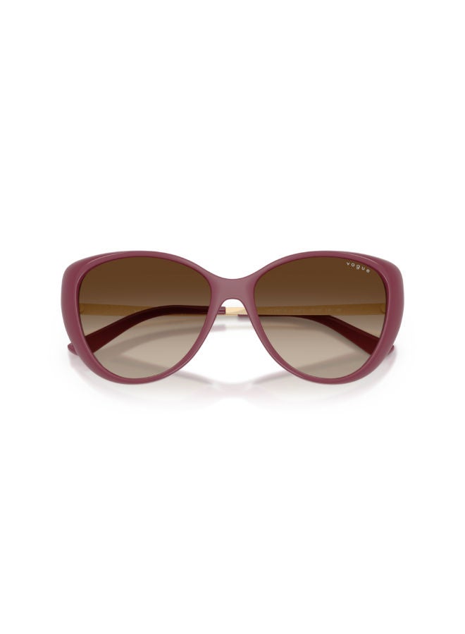 Vogue Women Full Rim Butterfly Sunglasses 0VO5661SI 56 - Image 1
