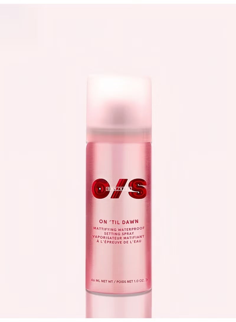 O/S On 'Til Dawn Matte Setting Spray, Long-Lasting Waterproof Matte Finish, with Green Tea & Witch Hazel - Oil Control, Travel Size 1.0 oz / 46 ml - Image 1