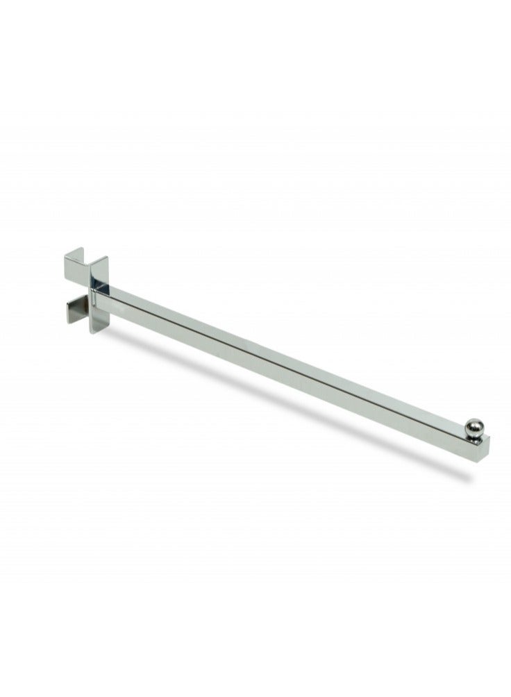 Clothing Rack Heavy Duty Polished Chrome Finish  2 Way Garment Rack  - Image 3