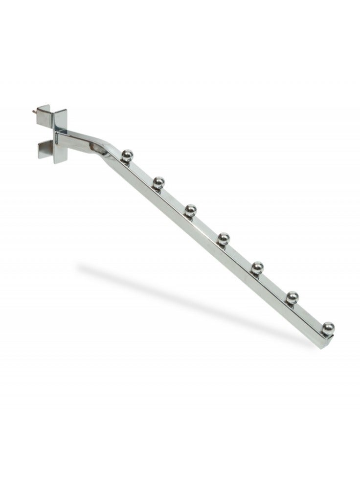 Clothing Rack Heavy Duty Polished Chrome Finish  2 Way Garment Rack  - Image 4
