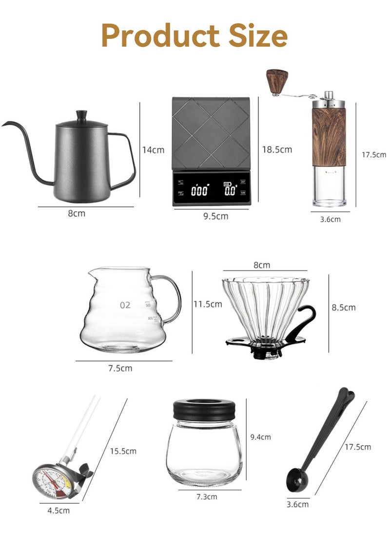 10 Pack V60 Pour Over Coffee Maker Set, Drip Camping Coffee Maker, All-in-One Travel Coffee Maker Kit With Carry Case Black 600ml - pzsku/Z0FB681ED74BC1DB870CAZ/45/_/1726022931/cbc97bb4-78ab-4cfb-aa50-8500e0cda2ac