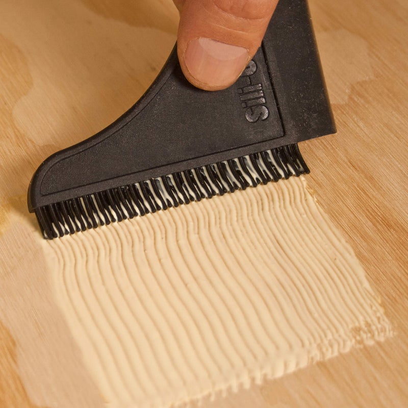 Sili Non-Stick Silicone Glue Brush Wood Glue Applicator Kit | Silicone Glue Spreader Comb/Squeegee & Tray Wood Glue Brush Set | Wood Glue Spreader | Reusable Wood Glue Brushes For Crafts, Arts & Hobby - Image 5