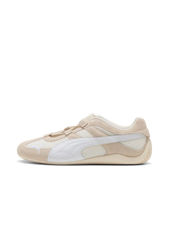 PUMA Women's Speedcat GO WNS Breathable Mesh Lightweight Low-Top Sneakers -Beige - Image 1