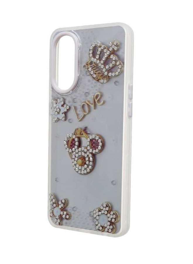 Plastic Back Cover For Oppo Reno 8T , Multi Color - Image 3