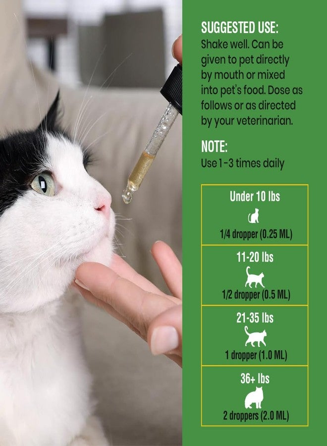 Special Breed Natural Intestinal Defense for Cats, Herbal Cleanse with Wormwood, Black Walnut, Turmeric - NO Oregano - Digestive Support Promotes Gut Health & Flora Balance, Made in The USA, 8oz - Image 5