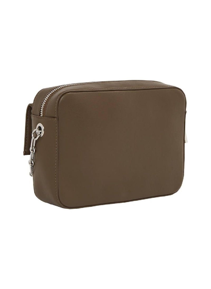 CALVIN KLEIN Women's Crossbody Camera Bag - Polyester Blend, Brown  - Image 4