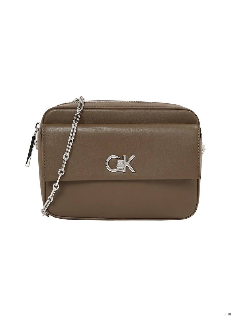CALVIN KLEIN Women's Crossbody Camera Bag - Polyester Blend, Brown  - Image 2