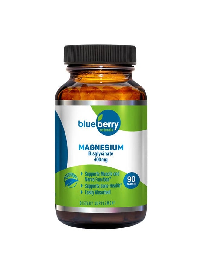 blueberry NATURALS Chelated Magnesium 400MG Tab 90's - Image 1