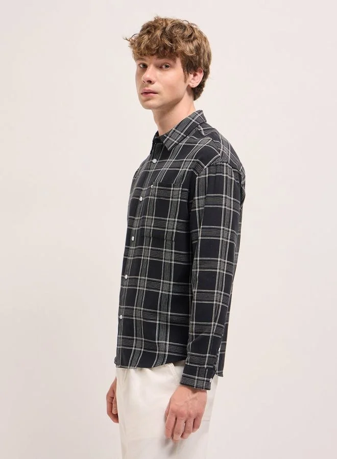 THE BEAR HOUSE Men's Shirt for Casual and Formal Wear | Classic Button-Down Style for Office, Daily Use, Travel, Events & All-Season Outfits | Versatile & Stylish Wardrobe Essential for Every Occasion