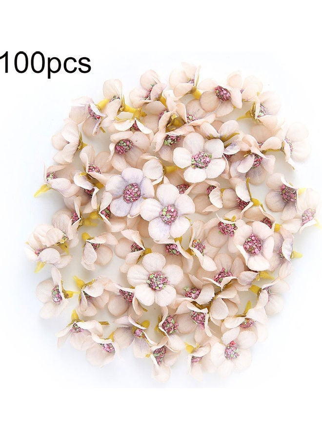 NIBEMINENT 100-Piece Artificial Flower Set Multicolour