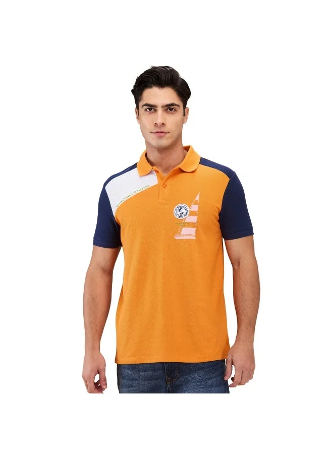 بيينغ هيومان Mens Amber Polo Collar Short Sleeve Polo T-Shirt