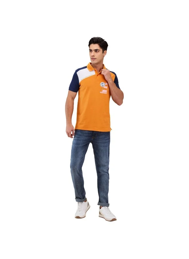 بيينغ هيومان Mens Amber Polo Collar Short Sleeve Polo T-Shirt