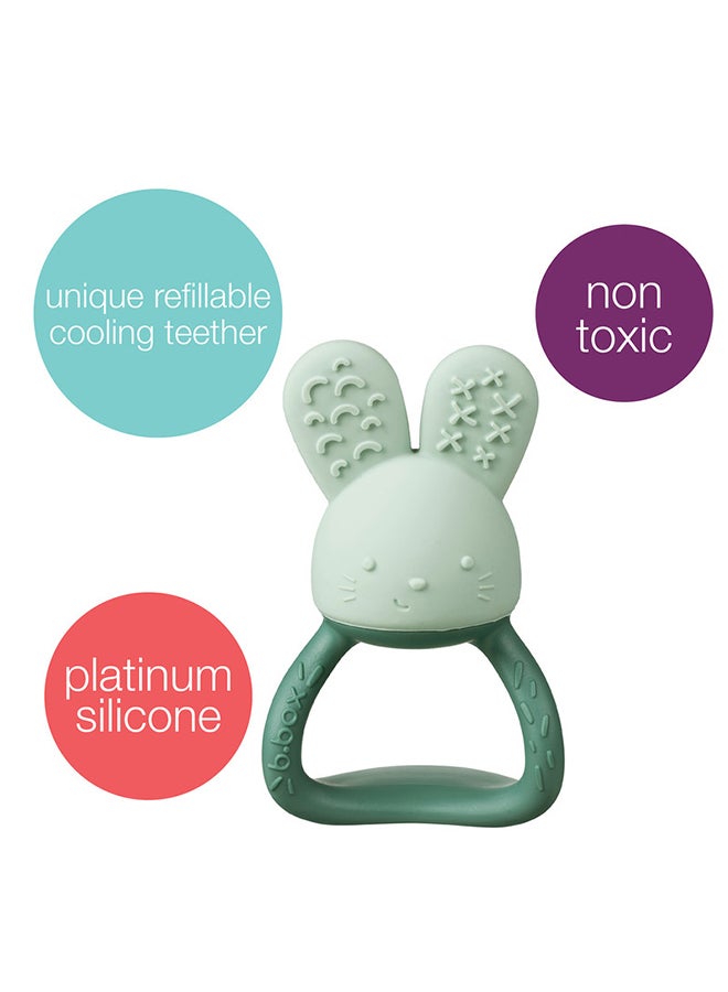 b.box Chill + Fill Teether – Sage, Fillable Water Teething Toy for Babies, Soothing Relief for Sore Gums, Chillable Design, 3m+ - Image 2