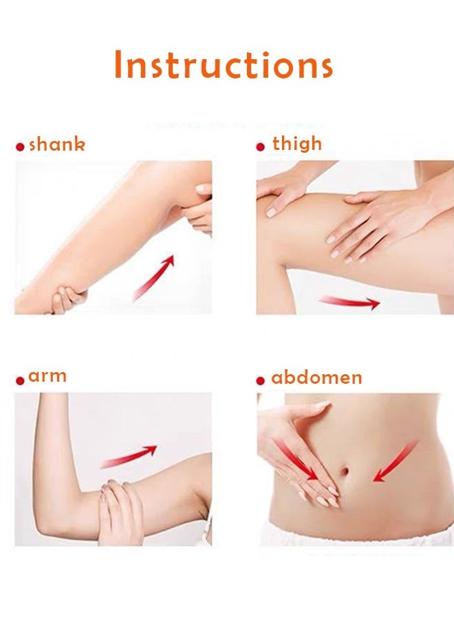 ميلاو كريم تدليك الجسم للتشكيل، تفجير الدهون، شد، كريم حرق الدهون الخفيف 250 جرام - Image 5